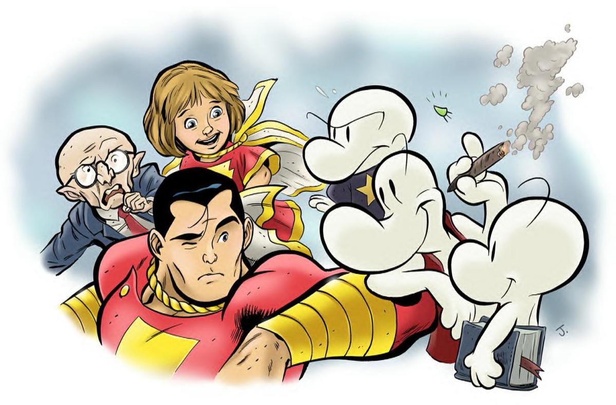 Shazam!, Spider-MEN, and our Fri Con Sched', man.