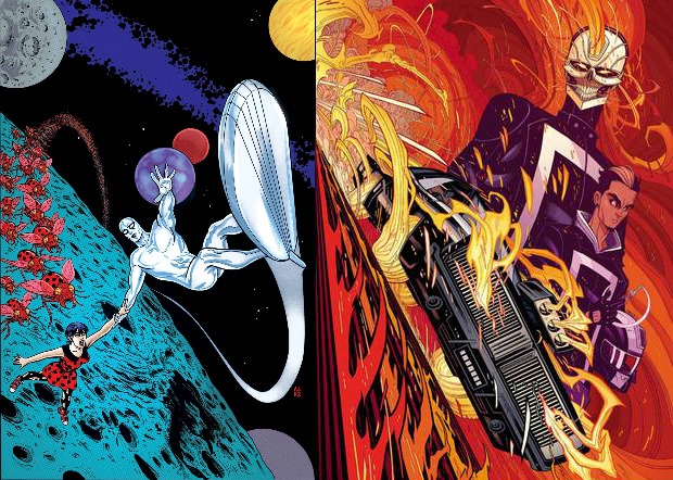 ALL-NEW GHOST RIDER / SILVER SURFER #1 [Reviews]: Sunday Surf 'n Turf.