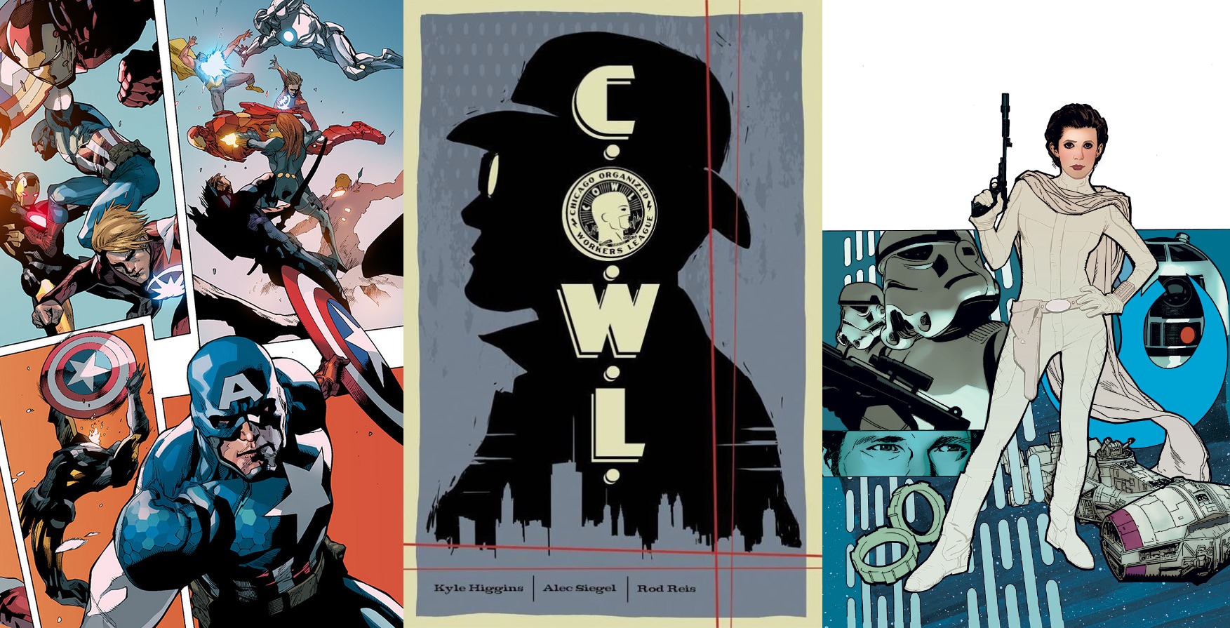 C.O.W.L. / Avengers / Star Wars - Rebel Heist [Reviews]: Labor Daze.