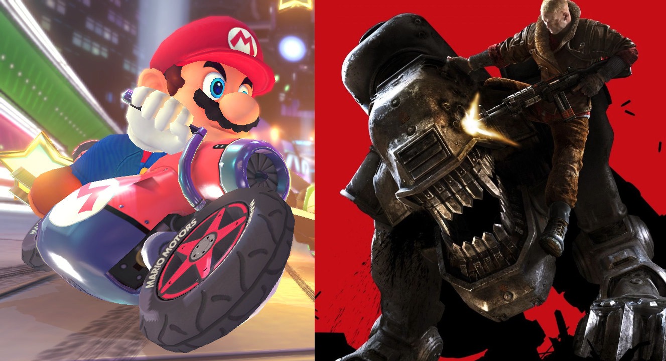 MARIO KART 8 vs. WOLFENSTEIN: THE NEW ORDER [Reviews]: 1 thing, and 1 thing only: 'Karting' Nazis!