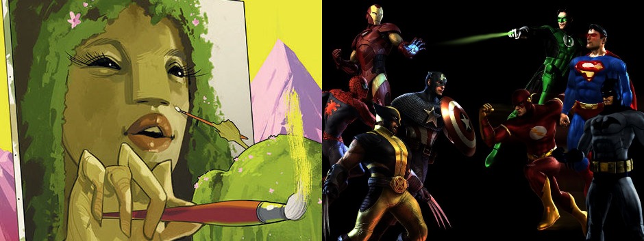 SDCC '14 [The Bible Scale, Pt. I]: DC vs. Marvel COMICS - The 'Saga' Continues!