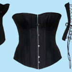 2.5 (out of 5) Black Silk Corsets.