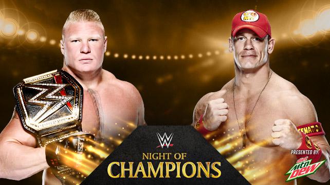 Brock Lesnar (Champ) vs. John Cena