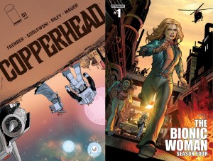 COPPERHEAD #1 - Image Comics / THE BIONIC WOMAN: SEASON 4 - Dynamite