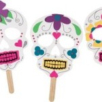 3 (out of 5) Sugar Skull Masks.