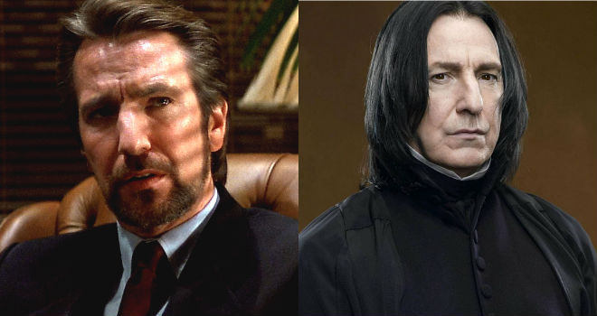 Two of film's best antagonists, played by the same great actor.