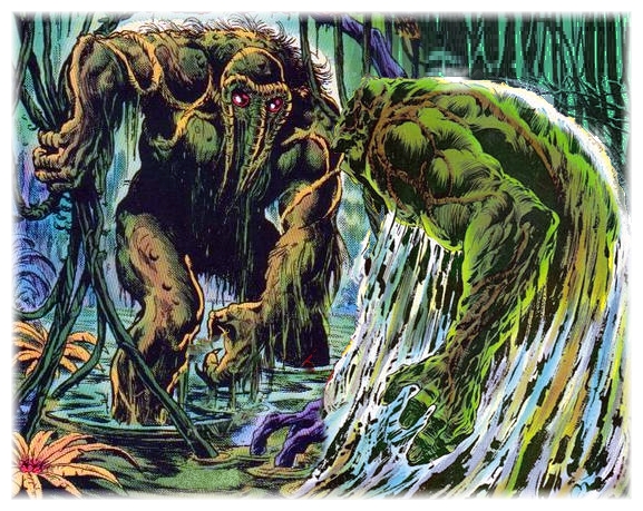 THE MEETING OF THE MONSTERS [Special Report]: The Shared History of Swamp Thing and Man-Thing, Part Two.