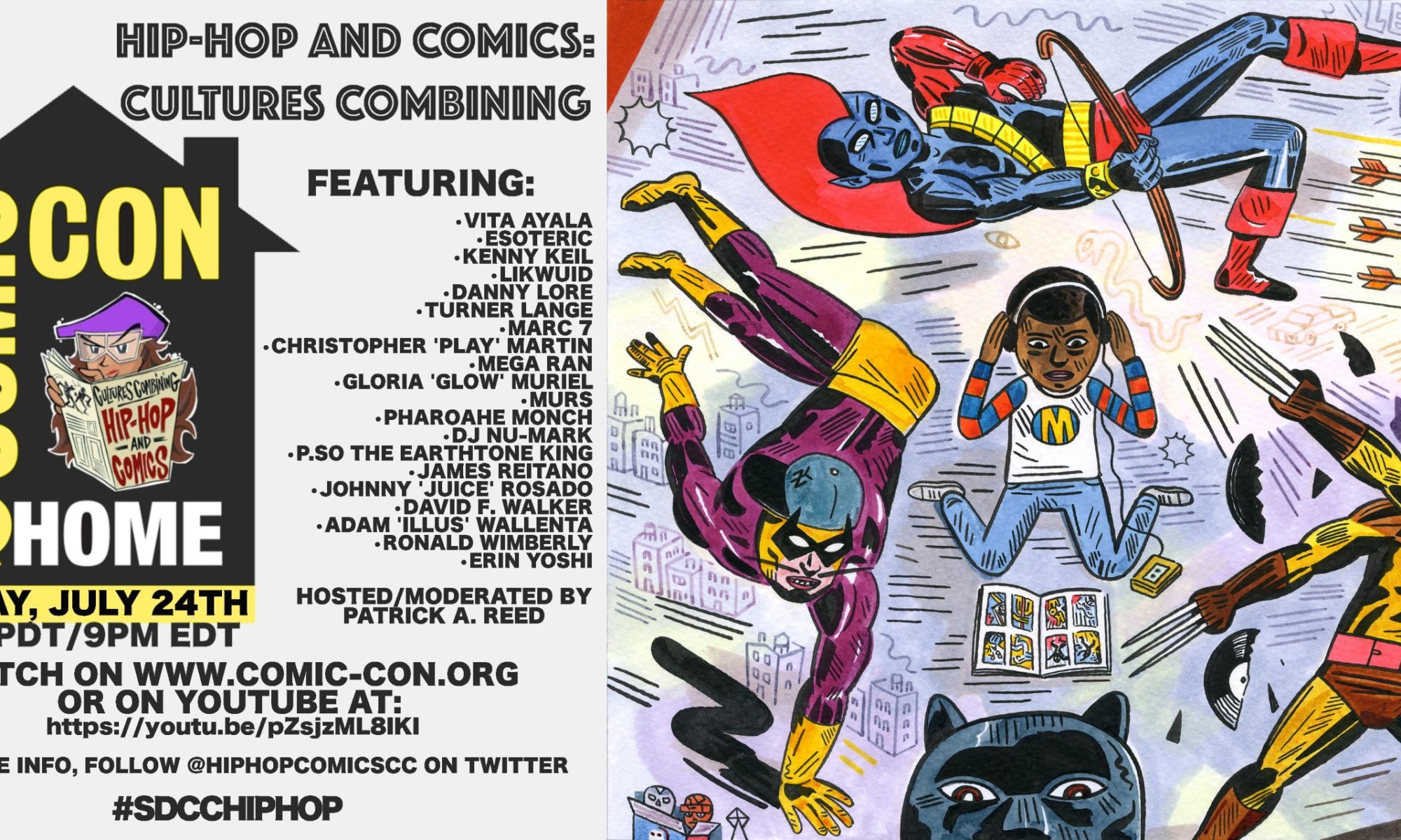 HIP-HOP AND COMICS [Comic-Con@Home]: Cultures Combining!